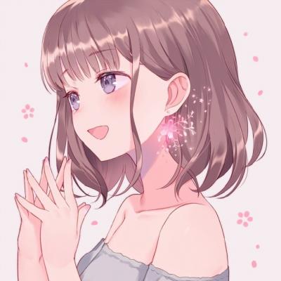 动漫女生头像可爱清新高清_WWW.TQQA.COM