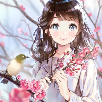动漫女生头像可爱清新高清_WWW.TQQA.COM