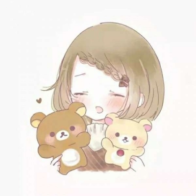 2人可爱闺蜜头像卡通图片_WWW.TQQA.COM